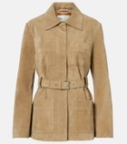 Tory Burch Belted suede jacket