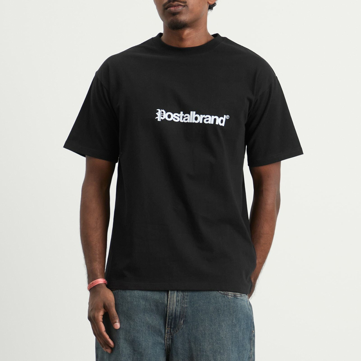 POSTAL Men's Headline T-Shirt in Black