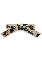 Ganni Leopard-print Twill Hair Clip - One Size