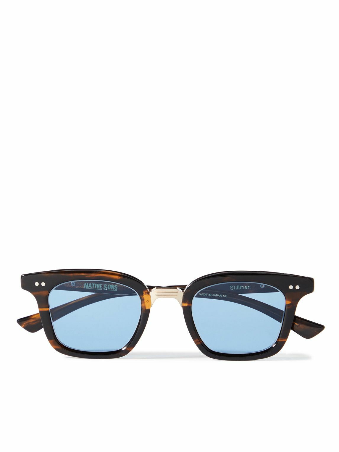 Native Sons - Guerrero Square-Frame Tortoiseshell Acetate 