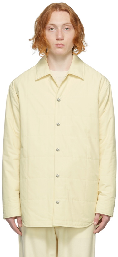 Photo: Jil Sander Yellow Recycled Ripstop Quilted Jacket
