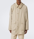 Ralph Lauren Purple Label Hooded cotton twill coat