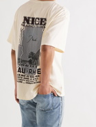 RHUDE - Nice Cotton-Jersey T-Shirt - Neutrals