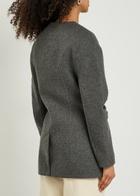 Akyn Harlow Fitted Wool Jacket Grey