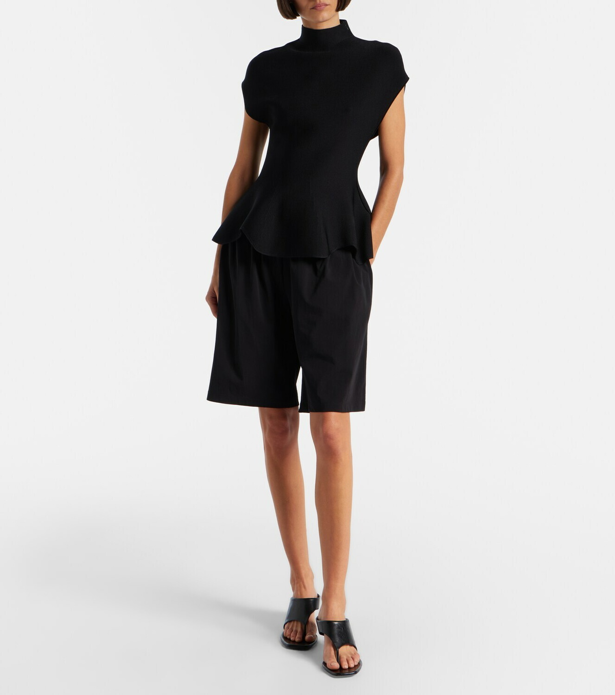Khaite Poppy cotton shorts