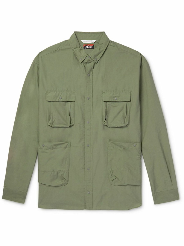 Photo: Nanga - Cotton-Blend Ripstop Shirt - Green