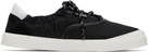 Moncler Black Vera Leisure Nylon Sneakers