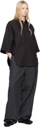 ADER error Black Half Sleeve Product. 56 Shirt