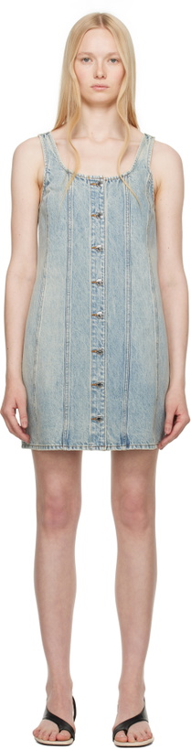 Photo: rag & bone Blue Laney Denim Minidress