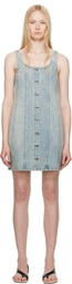 rag & bone Blue Laney Denim Minidress