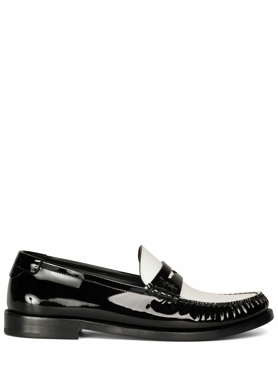 Photo: SAINT LAURENT - 15mm Le Loafer Leather Loafers
