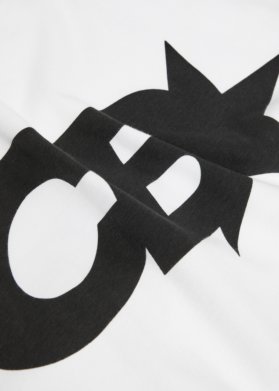 Cole Buxton Star Racing Logo-print Cotton T-shirt White