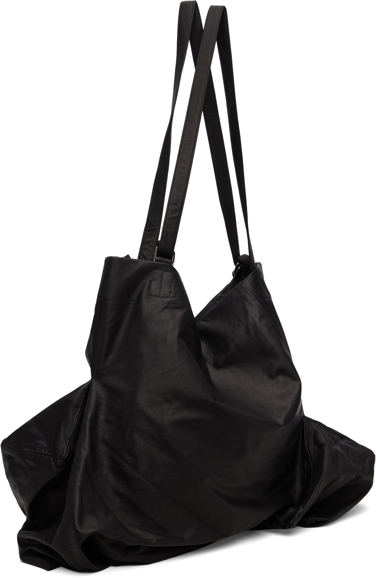 YOHJI YAMAMOTO Black Unevenness Tote
