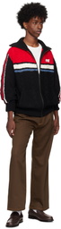 RICE NINE TEN Black Knitting Track Jacket