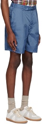 BEAMS PLUS Blue Belted Shorts