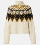 Proenza Schouler Lizzy fair isle cotton turtleneck sweater
