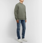 Sunspel - Fleece-Back Cotton and Cashmere-Blend Jersey Sweatshirt - Green