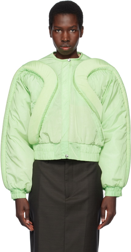 Photo: Stanley Raffington Green 3D Parametric Bomber Jacket