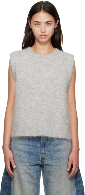 Photo: R13 Gray Deep Armhole Vest