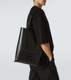 Rick Owens Medium leather tote bag