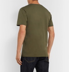 NN07 - Ethan Printed Pima Cotton-Jersey T-Shirt - Green