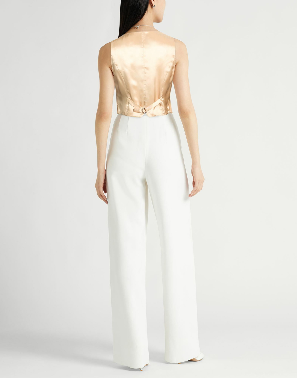 Forte_forte Womens Tailored Vest Camel