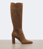 Gianvito Rossi Suede knee-high boots