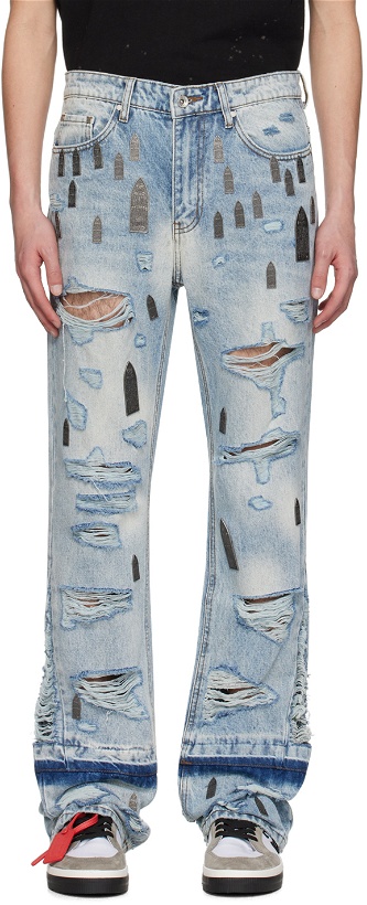 Photo: Who Decides War Blue Amplified Gnarly Jeans