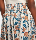 Montce Winona floral cotton maxi skirt