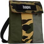 BAPE Khaki Crazy Pattern Shoulder Bag