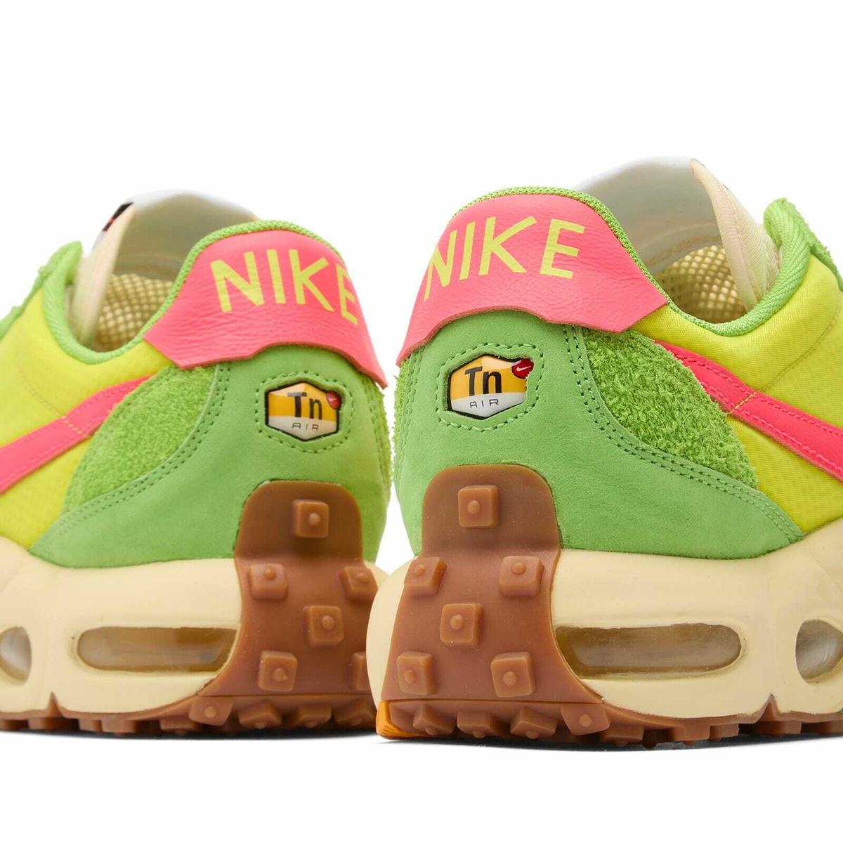 Nike Air Max Waffle SP 2 Sneaker in Electrolime/Crimson/White
