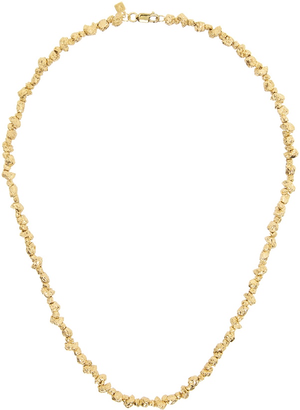 Photo: Veneda Carter SSENSE Exclusive Gold VC005 Signature Chain Necklace