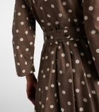 'S Max Mara Pesche polka-dot cotton shirt dress
