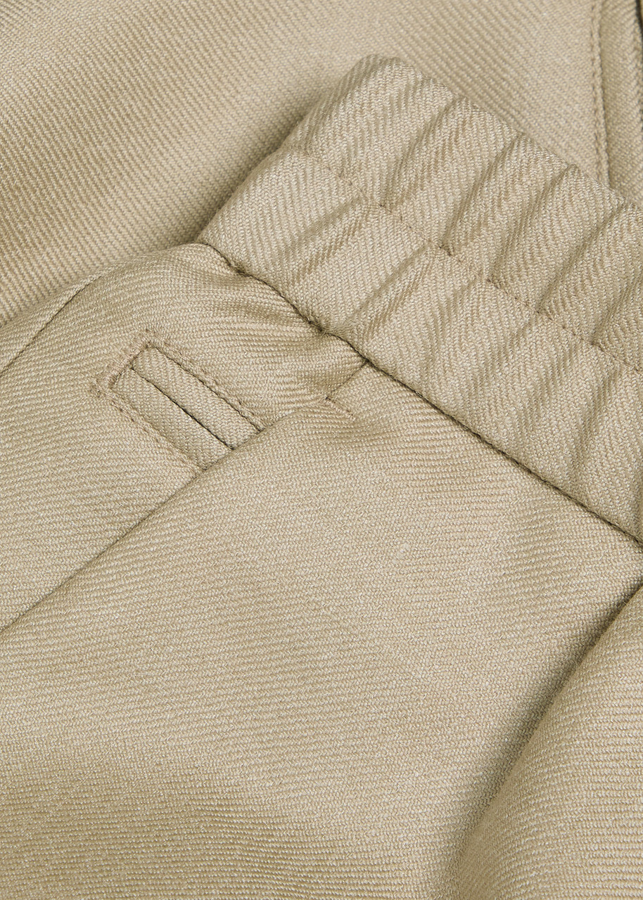 Paul Smith Wool-blend Trousers Beige