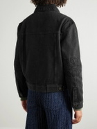 LOEWE - Anagram Logo-Appliquéd Denim Jacket - Black