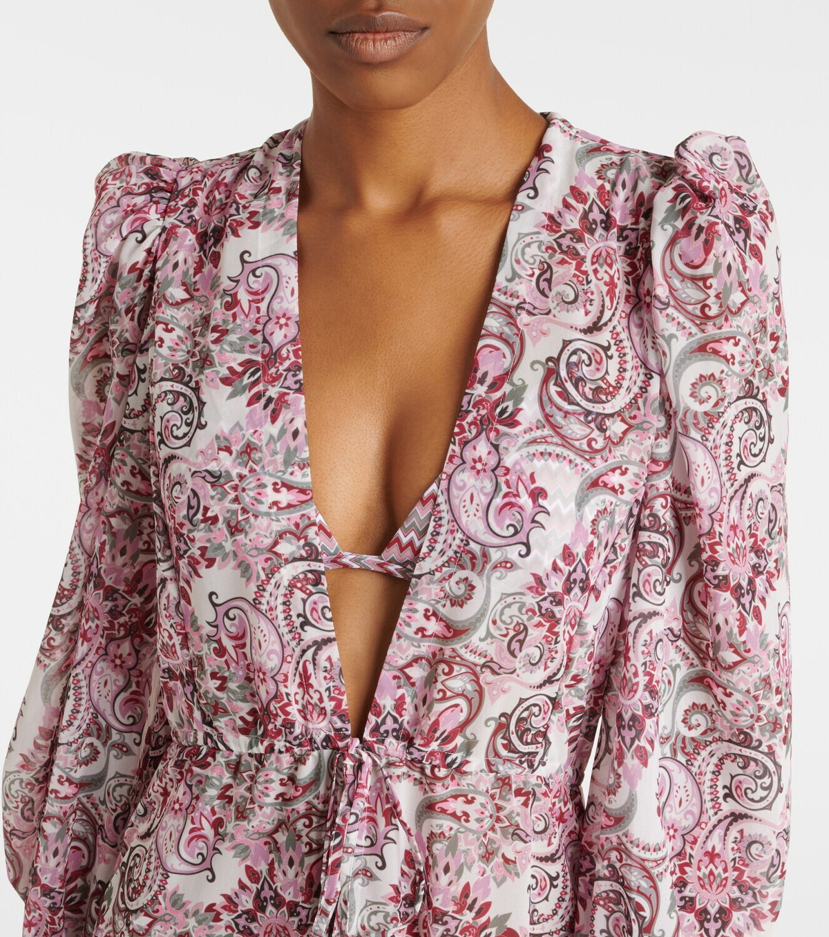 Bananhot Berta paisley beach cover-up