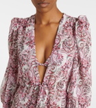 Bananhot Berta paisley beach cover-up