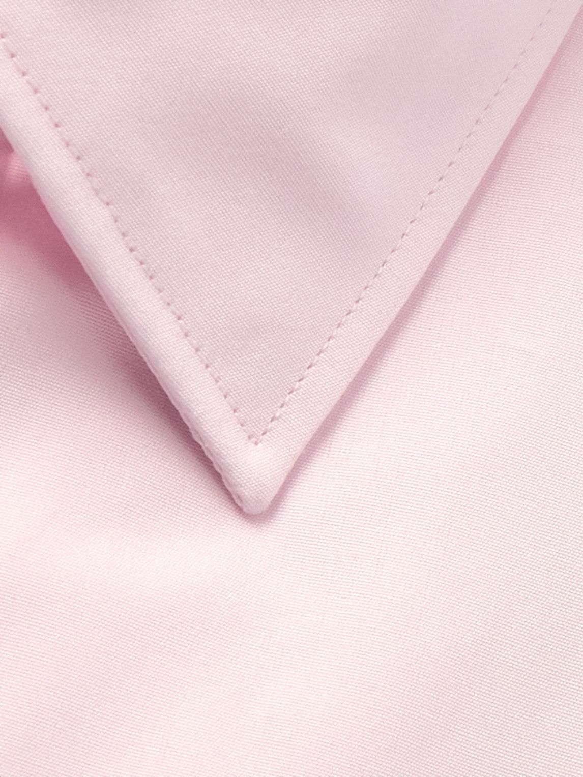 Paul Smith - Slim-Fit Cutaway-Collar Cotton-Poplin Shirt - Pink