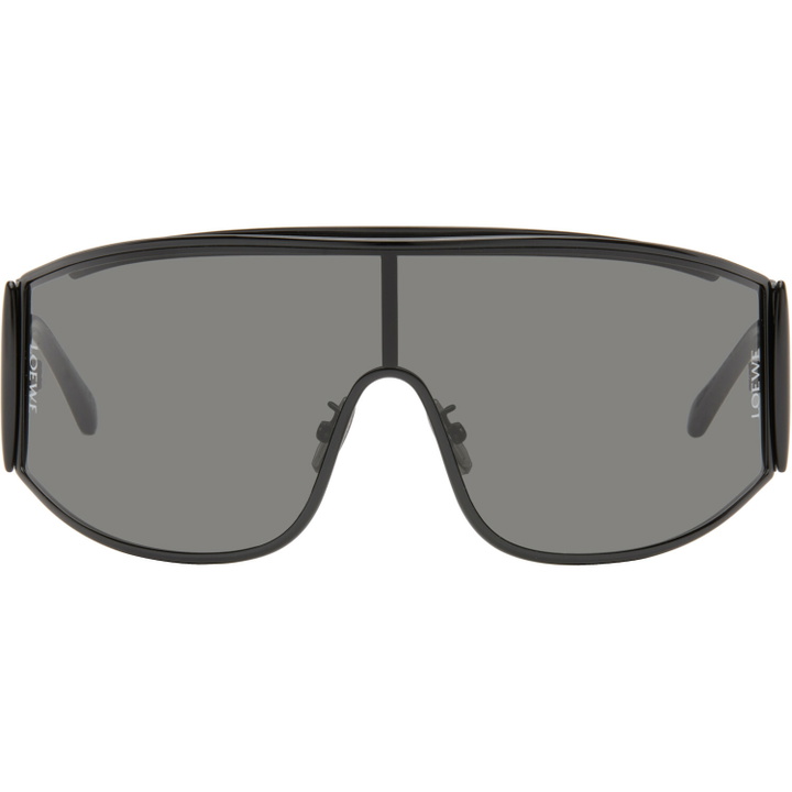 Photo: LOEWE Black Speed Shield Sunglasses