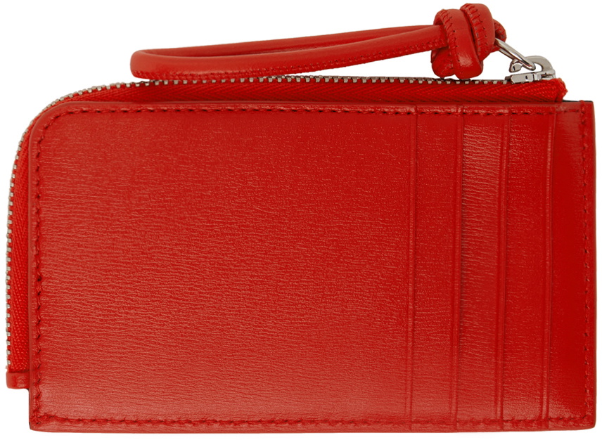 小物 JIL SANDER GIRO ENVELOPE COIN PURSE Jil Sander Red Giro Envelope Coin Pouch Jil Sander