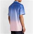 Sies Marjan - Rooney Button-Down Collar Dégradé Satin Shirt - Multi