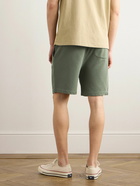 Polo Ralph Lauren - Straight-Leg Logo-Embroidered Cotton-Jersey Drawstring Shorts - Green