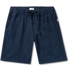 Onia - Noah Linen Drawstring Shorts - Blue