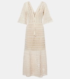 Anna Kosturova Crochet cotton maxi dress