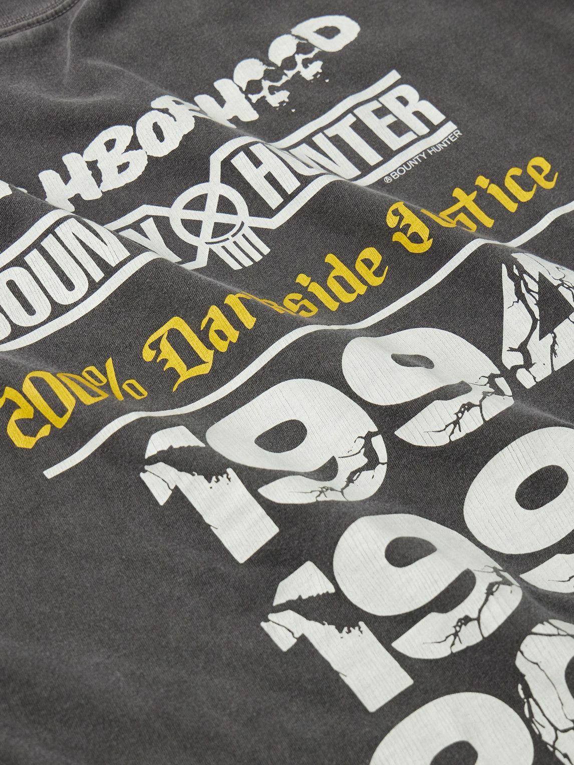 Neighborhood - Bounty Hunter Printed Cotton-Jersey T-Shirt - Black