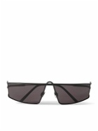 SAINT LAURENT - New Wave Rectangular-Frame Metal Sunglasses