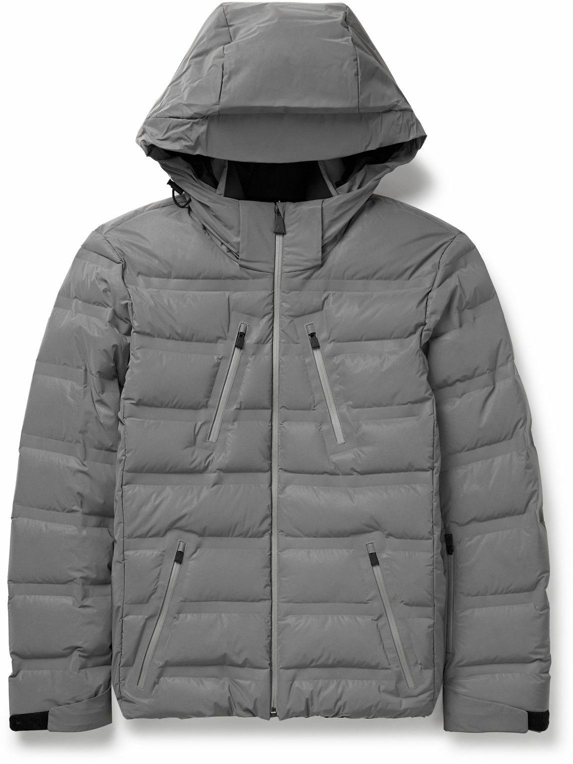 Aztech Mountain - Nuke Suit Quilted Hooded Down Ski Jacket - Gray ...