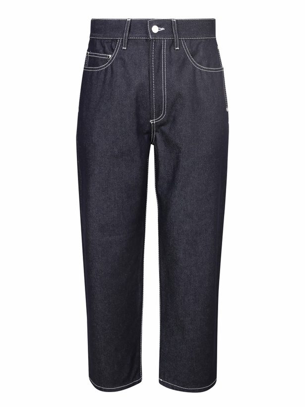 Photo: Sunnei Contrast Stitching Denim Jeans