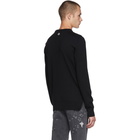 Balmain Black Wool Sweater