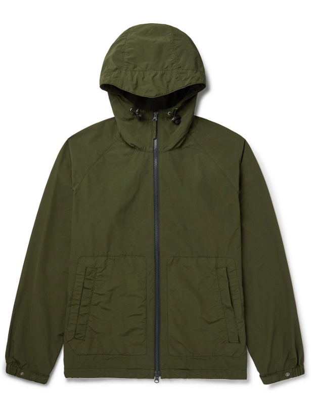 Photo: ASPESI - Garment-Dyed Shell Hooded Jacket - Green - S